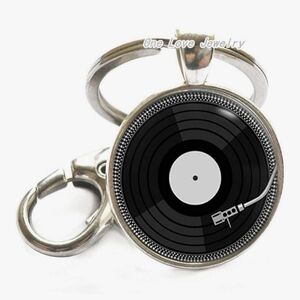 Vinyl Record Keychain